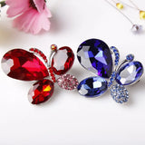 Rhinestone Butterfly Brooch Pin Wedding Jewelry Gift