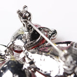 Rhinestone Butterfly Brooch Pin Wedding Jewelry Gift