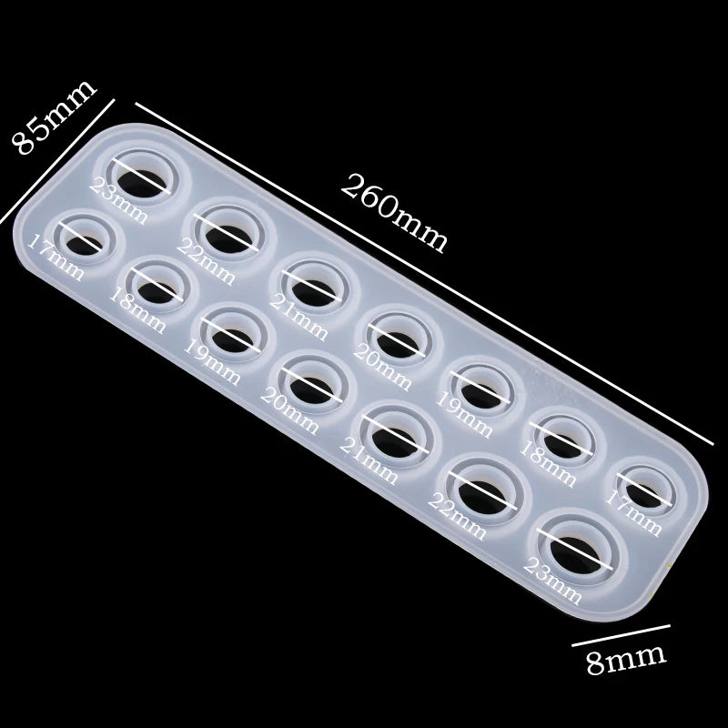 Resin Epoxy Molds Mixed Size Silicone Casting Molds for DIY Jewelry Making