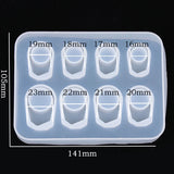 Resin Epoxy Molds Mixed Size Silicone Casting Molds for DIY Jewelry Making