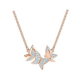 Romantic Austria Crystal Clavicle Chain Necklace For Women