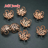 High Rose DIY Findings 10mm Flower Receptacle 100pc/lot