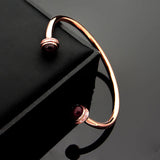 High Rose P Earl Bangle - Rotatable Bead Bangle Gift