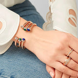 High Rose P Earl Bangle - Rotatable Bead Bangle Gift
