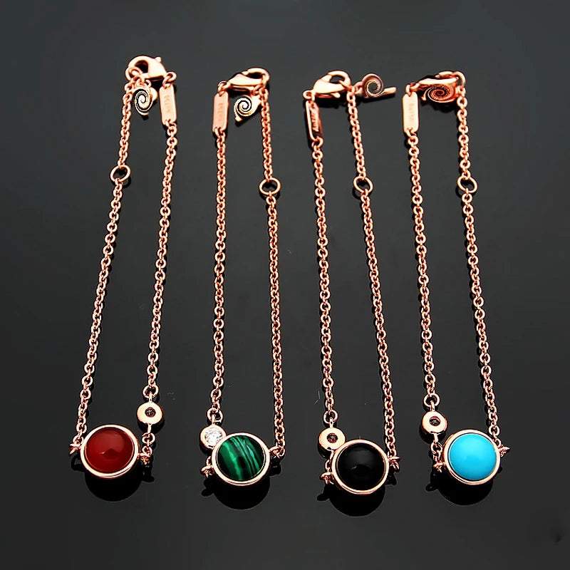 Rotatable Bead Pearl Bracelet for Women Gift