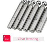 High Round Head Punching Dirll Silver Copper Bells