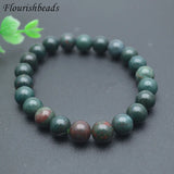 High Round Blood Stone Stretch Bracelets 6mm 8mm Beads