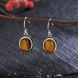 Labradorite Drop Earrings - Sterling Silver - Women's Jewelry Gift