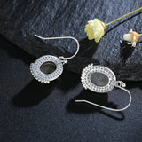 Labradorite Drop Earrings - Sterling Silver - Women's Jewelry Gift
