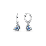 Sterling Silver Pink Daisy Earrings for Girlfriend and Family