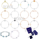 Hybrid Series Magnetic Clasp Crystal Bracelet