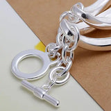 SLH238 Wedding Party Silver Plated Angel Bracelet