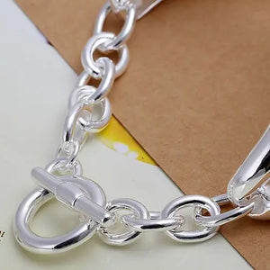SLH238 Wedding Party Silver Plated Angel Bracelet