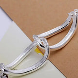 SLH238 Wedding Party Silver Plated Angel Bracelet
