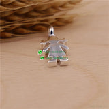 Bear Pendant Necklace High Silver 925 Women Fine Jewelry