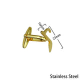 Musical Note Silver Cufflinks for Men