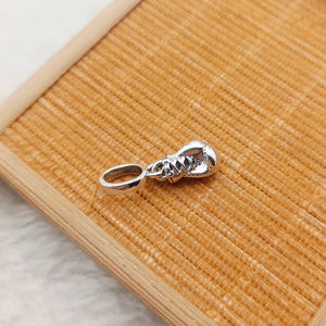 Silver Boxing Glove Dangle Charm Spring Mother's Gift