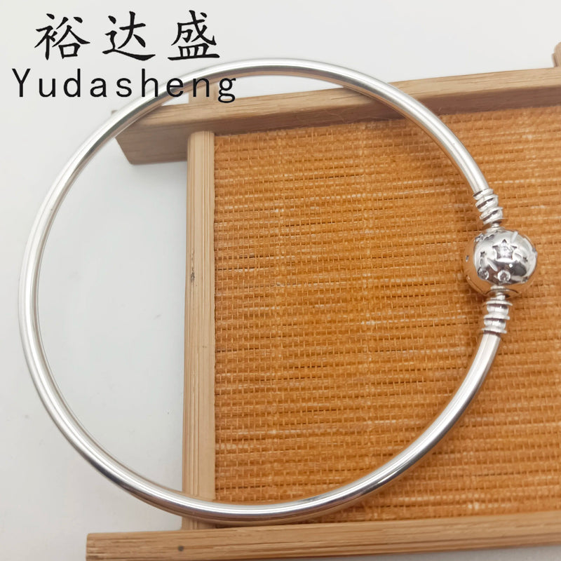 Silver Galaxy Bangle Bracelet Women's Jewelry Gift