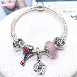 Silver Plated Charm Bracelet for Women