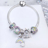 Silver Plated Charm Bracelet for Women