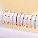 Colorful Oil Drip Bamboo Bracelet Copper Zirconia Bangle