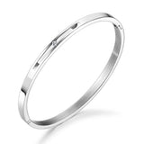 High Lady Women Bangles Stainless Steel Metal Jewelry