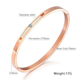 High Lady Women Bangles Stainless Steel Metal Jewelry