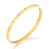 High Lady Women Bangles Stainless Steel Metal Jewelry