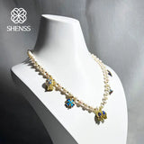 Vintage High Sole Natural Freshwater Pearl Necklace