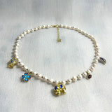 Vintage High Sole Natural Freshwater Pearl Necklace