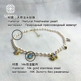 Vintage High Sole Natural Freshwater Pearl Necklace