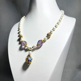 Vintage Natural Freshwater Pearl Necklace with High Sole, 18-Inch Length