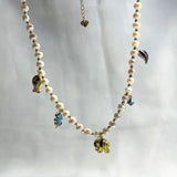 Vintage High Sole Natural Freshwater Pearl Necklace