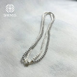 High Sole Star Double-Deck Shell Pearl Necklace 32/34/36/38/40
