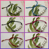 Spanish Bear Style 925 Sterling Silver Pearl Bracelet Multicolor Women Jewelry