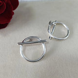 Spanish Style 925 Silver 14k Pin Stud Earrings