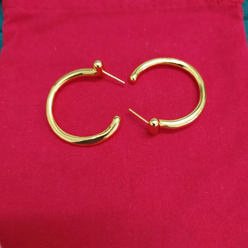 Spanish Electroplating 925 Silver Earrings Gift