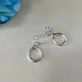 Spanish Electroplating 925 Silver 14k Ear Pin Stud Earrings