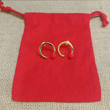 Spanish 925 Silver Round Charm Bead Earrings