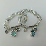 925 Silver Crystal Zircon Bracelet Festive Jewelry Gift