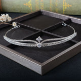 Sparkling Zircon Brides Tiara Crystal Rhinestone Pageant Crown