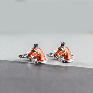 Horse Head Metal Cufflinks French Shirt Suit Men Accessories