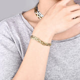 Stainless Steel Chain Bracelet Multicolor Twist Weaving