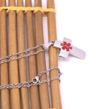 Stainless Steel Cross Pendant Necklace Men's Jewelry Gift