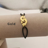 Stainless Steel Handcuff Bracelet Women Menottes Bijoux Corde