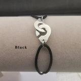 Stainless Steel Handcuff Bracelet Women Menottes Bijoux Corde