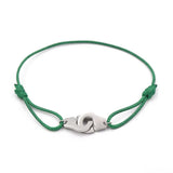Stainless Steel Handcuff Rope Bracelet - Vintage Wave