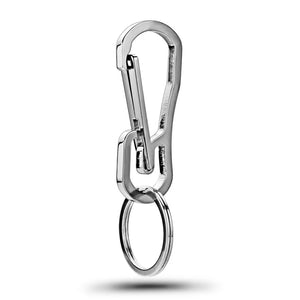 Stainless Steel Personalized Keychain Men's Car Belt Buckle Key Ring Holder K422