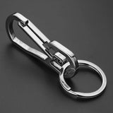 Stainless Steel Personalized Keychain Men's Car Belt Buckle Key Ring Holder K422