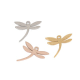 High Stainless Steel Dragonfly Charms for Jewelry DIY
